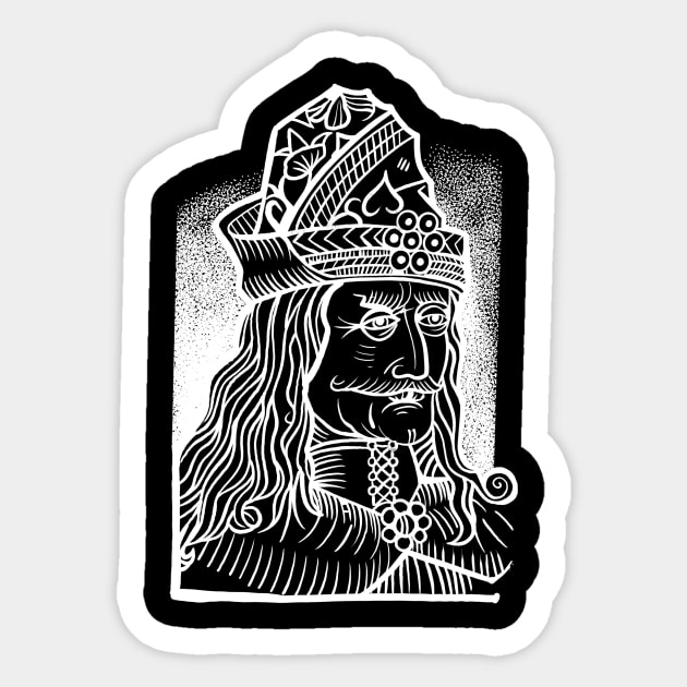 Vlad Tepes Sticker by Matthenegar